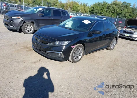2019 Honda Civic Ex-L z USA, uszkodzony, nr VIN 19XFC1F71KE205719